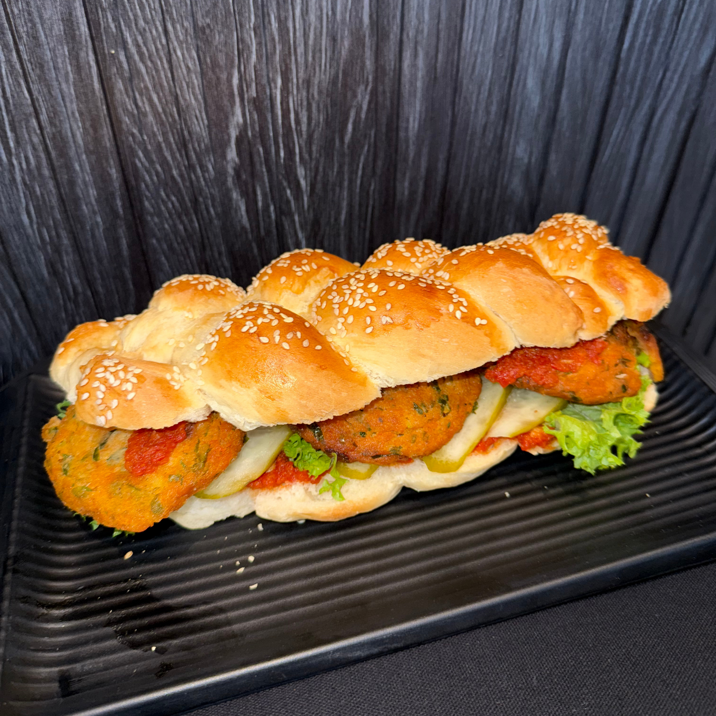 Vegetable Patties Challah