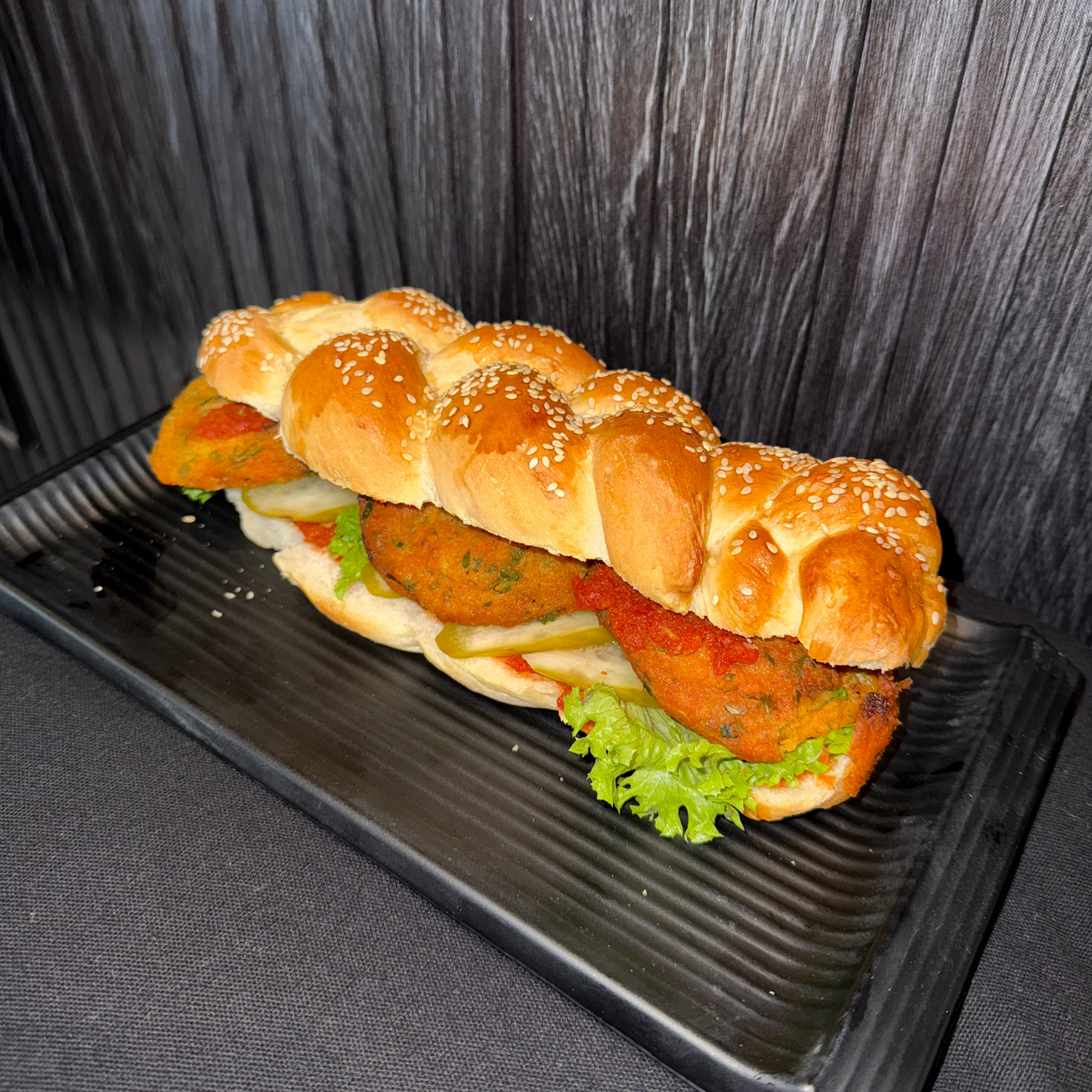 Vegetable Patties Challah