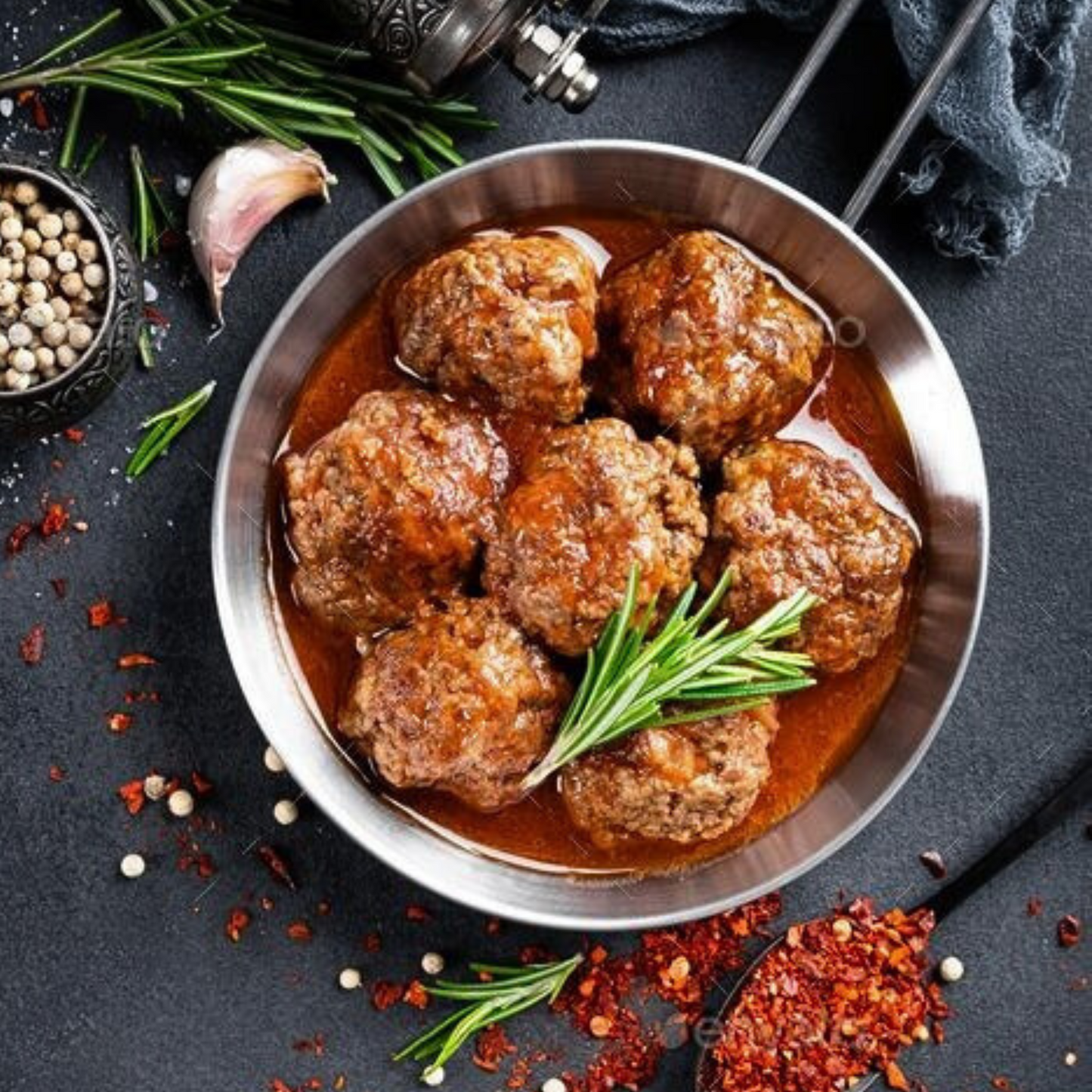Meatballs in Moroccan Red Sauce