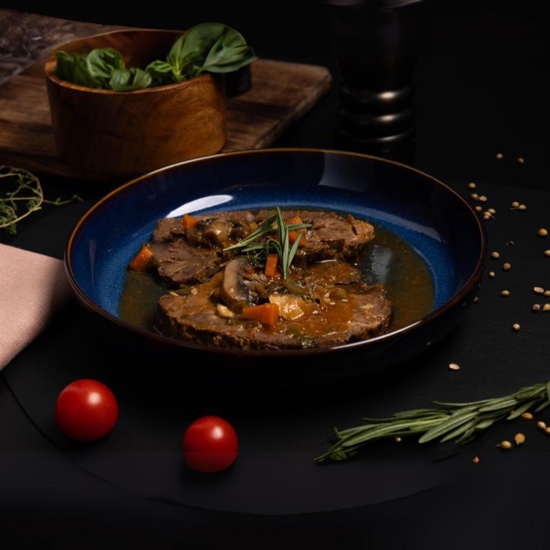 Roast Beef with Mushrooms