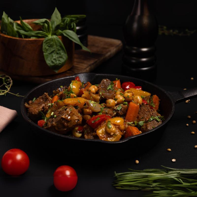 Head Stew with Chickpeas and Peppers