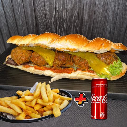 Meatballs Challah Combo