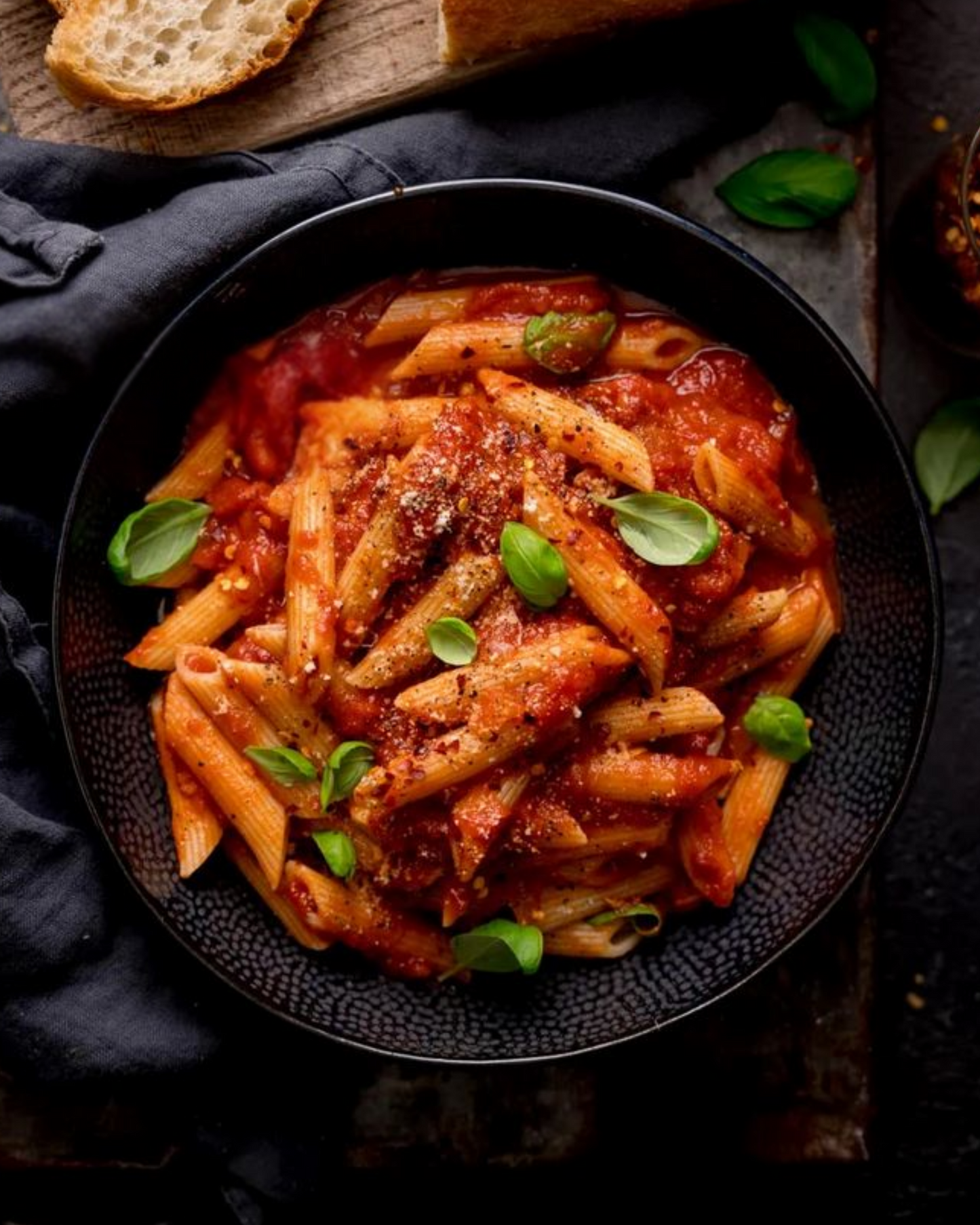 Pasta with tomato sauce
